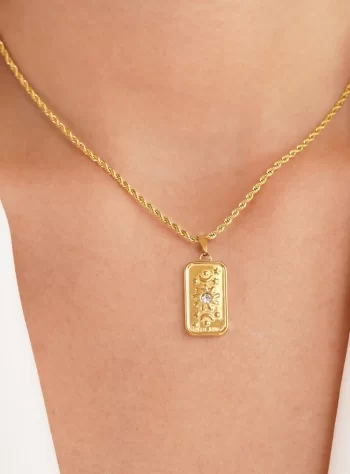 ‘The Sun’ Tarot Pendant Necklace