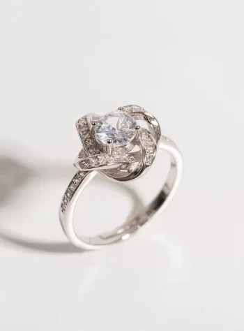 'Knotted Love' Sterling Silver Ring