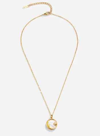 'Dreaming in the Clouds' Moon & Star Necklace