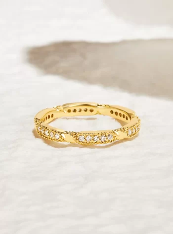 Eva 18K Gold Twisted Ring
