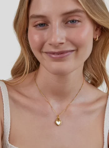 'Falling For You' Reversible Heart Necklace