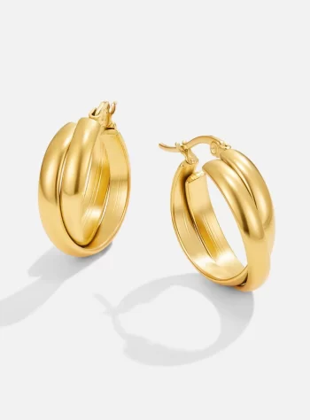 Talia Gold Hoop Earrings
