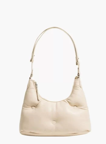 Ava Padded Vegan Leather Shoulder Bag