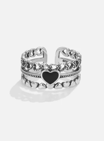 Black Heart Ring