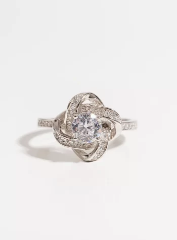 'Knotted Love' Sterling Silver Ring