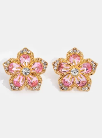 Blooming Crystal Flower Earrings