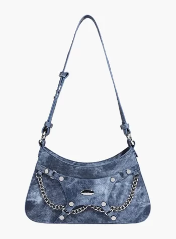 Blair Denim Shoulder Bag