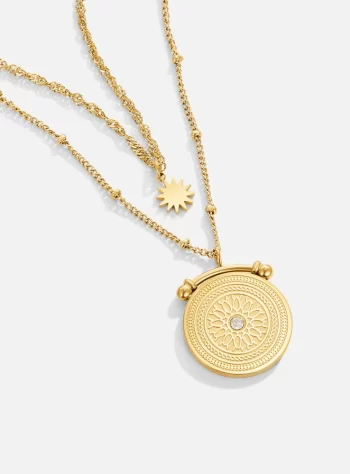 Iris Layered Coin Necklace