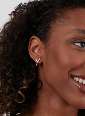 'Love Affair' Crystal X Earrings