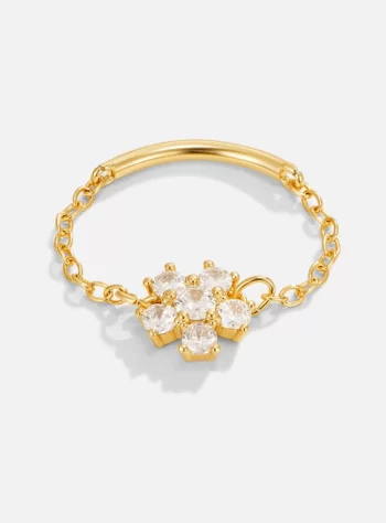 Daisy Chain Crystal Ring