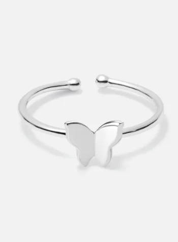 Silver Butterfly Ring
