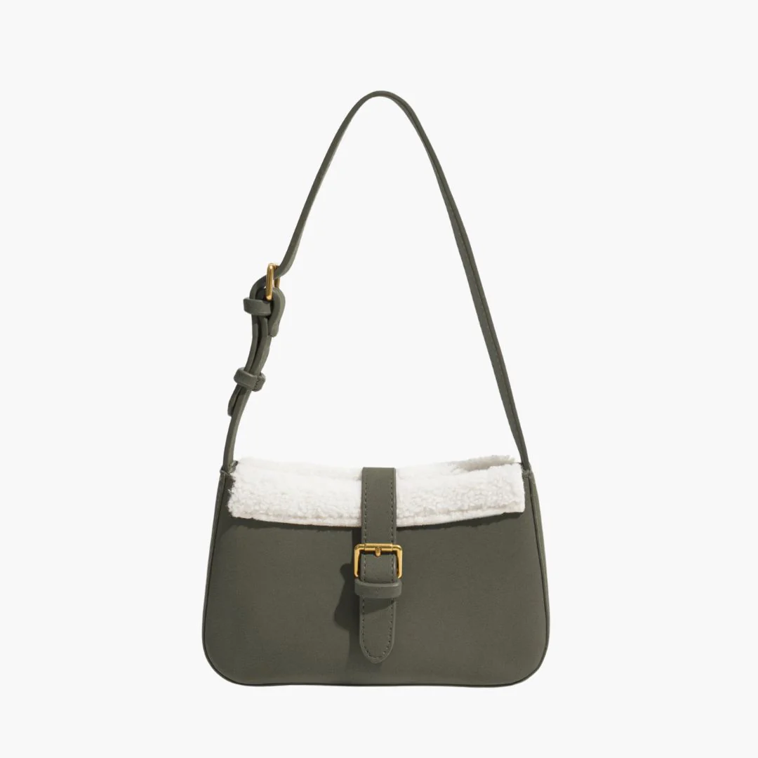 Emily Faux Fur Crossbody Bag - Image 4