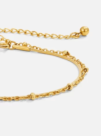 Pia Gold Layered Bracelet