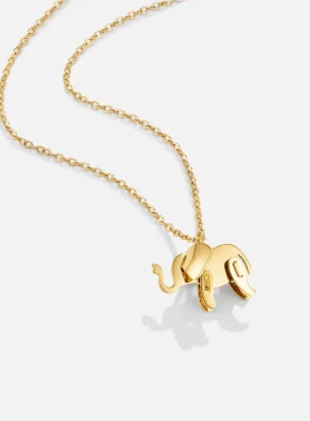 Gold Elephant Necklace