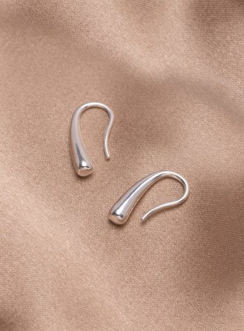 Francesca Water Drop Silver Earrings