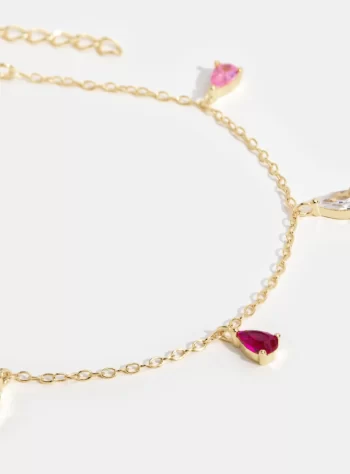 Crystal Rainbow Gold Bracelet