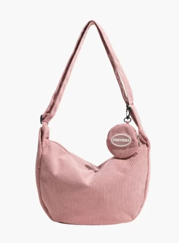 Elara Corduroy Crossbody Bag