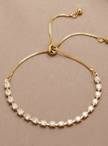 Celine Gold Crystal Bracelet