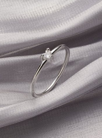 'Small Love' Crystal Heart Ring