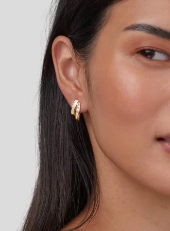 'Timeless Love' Pearl & Crystal Earrings