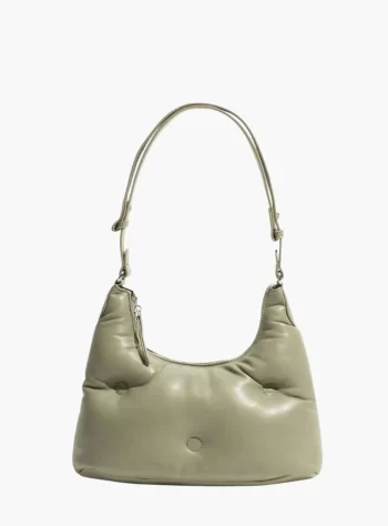 Ava Padded Vegan Leather Shoulder Bag