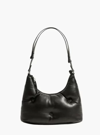 Ava Padded Vegan Leather Shoulder Bag