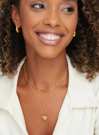 Heart & Paperclip Necklace