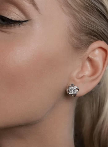 'Knotted Love' Sterling Silver Earrings