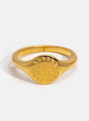 Golden Luna Ring