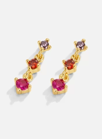 Jamila Amethyst Crystal Earrings